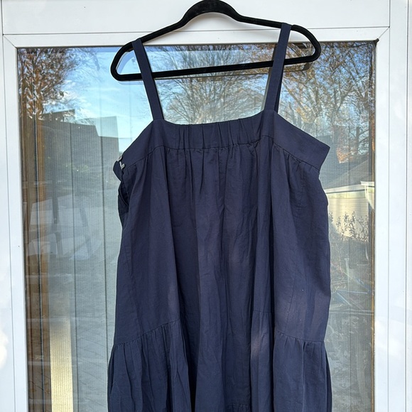 JENNI KAYNE LADIES NAVY BLUE MIDI DRESS-XXL - Picture 8 of 8